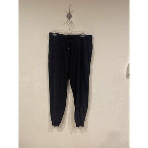 Lululemon Jogger Pants Womens Large Black Knit Sweatpants Lounge Athletic Yoga
